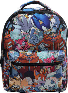 AI ACCESSORY INNOVATIONS Sonic The Hedgehog Backpack: Engaging School Bag with Sonic Characters for Kids & Adults Durable & Comfortable Everyday Gear