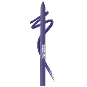 Maybelline TattooStudio Long-Lasting Sharpenable Eyeliner Pencil, Glide on Smooth Gel Pigments with 36 Hour Wear, Waterproof, Rich Amethyst, 1 Count