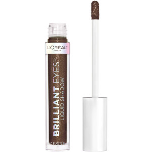 L'Oreal Paris Brilliant Eyes Shimmer Liquid Eye Shadow, Longwearing Lasting Shimmer, Crease Resistant, Flake-Proof, Precision Applicator, Quick Dry,