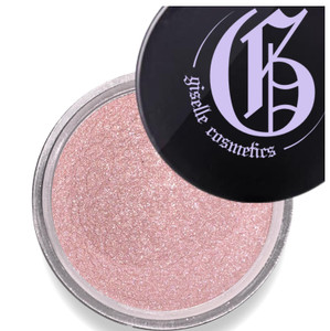 Giselle Cosmetics Brush Light Copper Loose Mineral Eye Shadow - Organic, Hypoallergenic, Talc-Free Makeup, Shimmer & Glitter Eyeshadow Palette, Pink