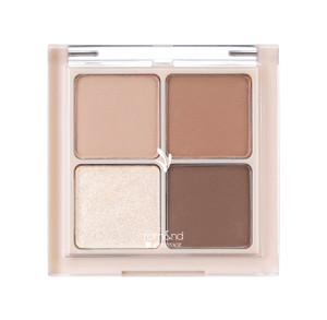 rom&nd Better Than Eyes N Series (N01 Dry Willow Flower) Korean Eye Shadow Mini Palette 4 Essential basic Shades
