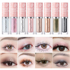 SUMEITANG 8Pcs Liquid Glitter Eyeshadow?Highly Pigmented Shimmer Metallic Sparkling Eye shadow?Multi-Dimensional Sparkle Finish?Long Wearing?Quick-Dr