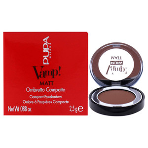 Pupa Milano Vamp! Matt Compact Eyeshadow 040 Warm Nude - Matte, Smooth, Blendable Compact Shadow - Stunning, Colorful, Pigmented Shade - Paraben-Free
