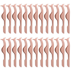 26 Pieces False Eyelashes Applicator Tool - FEITA Professional Falses Eyelash Extension Stainless Steel Clip Remover Tweezers for Lashes Application