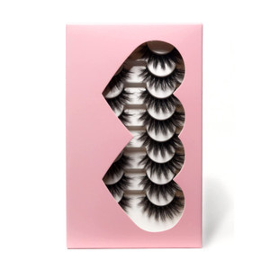beautykaisen 8 Pairs 3D Faux Mink Lashes Handmade Luxurious Volume Fluffy Natural False Eyelashes(3D985-8)