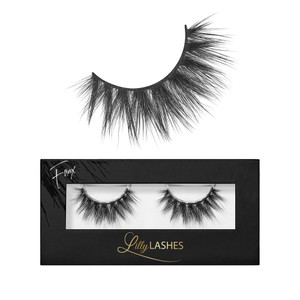 Lilly Lashes 3D Mykonos Faux Mink Strip Eyelashes, False Eyelashes Dramatic Look, Reusable False Lashes, Fake Lashes Pack, Lash Strips with Luxury Si