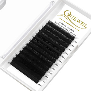 QUEWEL Eyelash Extension Supplies 0.05 C Curl Mix-8-14mm Classic Individual Lash Extensions|Optinal 0.03/0.05/0.07/0.10/0.15/0.20 C/D Single 8-25mm M