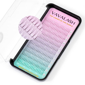 Eyelash Extensions 3D 4D 5D 6D 7D 10D Thickness 0.05/0.07/0.1 C/D Curl Eyelashes Short Stem heat bonded Premade Fans Russian Volume Pre-fanned Lash E