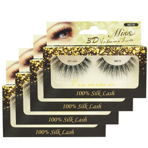 "4 Pairs" Miss Lash 100% Handmade Tapered 3D Volume lash M218