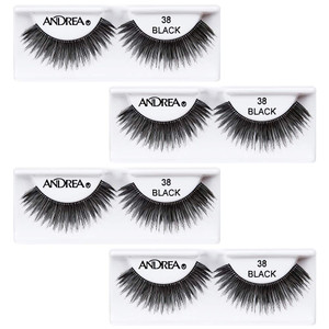 Andrea False Lashes Style 38 Black (turn-header) 4 pack