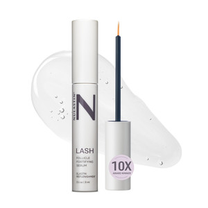 NULASTIN Follicle Fortifying Lash Serum - Clinically Tested Eyelash Enhancing Serum - Nourishes & Repairs to Promote Longer-Looking Lashes - Enriched