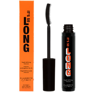 Elizabeth Mott Black Lengthening Mascara  Smudge-Proof, Water-Resistant, No Clump or Flake, Volumizing, Curling & Lash-Extending Fiber Formula with