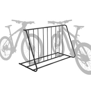 MyGift Large Metal Double-Sided Grid Bike Rack Stand, Freestanding Bicycle Storage Holder for Garage or Outdoor Parking with 6-Bicycle Capacity