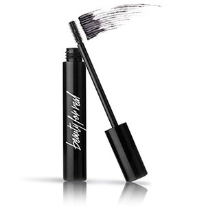 Beauty for Real Hi-Def Mascara, Just Black - Defining & Volumizing Lash Definer, Curls Lashes - Humidity & Smudge Proof - Micro Brush Ensures Versati
