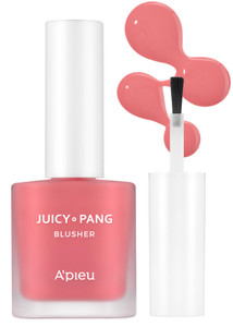 A'PIEU Juicy-Pang Water Blusher [PK01]  Fruity Liquid Blush for Cheeks, Buildable & Blendable Color, Hydrating Dewy Finish with Fruit Extract Blend