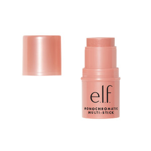 e.l.f. Monochromatic Multi Stick, Luxuriously Creamy & Blendable Color, For Eyes, Lips & Cheeks, Glistening Peach, 0.17 Oz (5g)