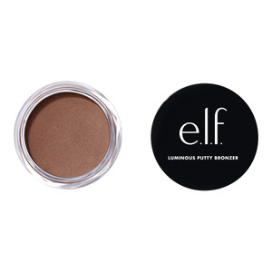 e.l.f. Luminous Putty Bronzer, Lightweight Putty-to-Powder Bronzer For A Radiant, Glowing Finish, Highly Pigmented, Vegan & Cruelty-Free, Get Glowing