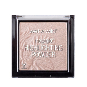 wet n wild MegaGlo Highlighting Powder, Highlighter Makeup, Shimmer Glow, Pink Rose Gold Blossom Glow
