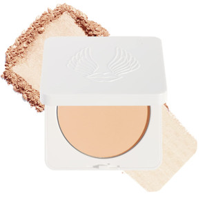 True + Luscious Sheer Halo Complexion Powder | Talc-Free Mineral Pressed Powder Foundation for Oily Skin Oil Control Matte Finish with Kaolin Clay Ve