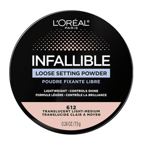 L'Oreal Paris Infallible Tinted Loose Setting Powders, Matte Finish, Lightweight, No White Cast, 2 Shades From Light To Deep, Translucent Medium-deep
