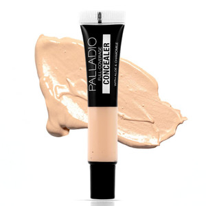 Palladio Full Coverage Concealer - Creamy Face & Under Eye Formula, Disguises Dark Circles, Blemishes, Fine Lines, Evens Skin Tone (Custard)