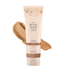 Vita Liberata Body Blur, Leg and Body Makeup. Skin Perfecting Foundation for Flawless Bronze, Easy Application, Radiant Glow, Evens Skin Tone, New Pa