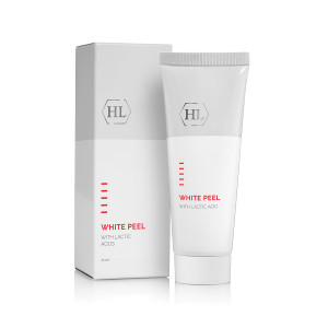 HL Holy Land Cosmetics White Peel with Lactic Acid. Lactolan Gentle Peeling Removes Dead Skin Cells for Fresh, Youthful Look. Adds Moisture to Dried,