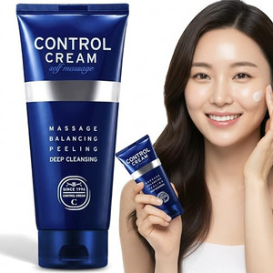 CHARMZONE Control Cream | Korean Face & Body Massage Cream for Gentle Exfoliation, Sebum & Pore Care, Deep Hydration, Smooth Radiant Skin, Profession