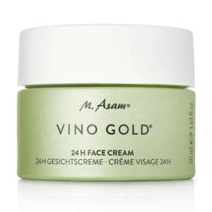 M. Asam VINO GOLD 24h Facial Cream (1.69 Fl Oz)- 24h day cream & night moisturizer against lines & wrinkles, protection against skin aging, anti-agin