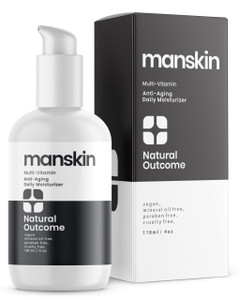 natural outcome Man Skin Moisturizer | Men's Face Cream Moisturizer | Anti Aging Daily face kit, Cleanser, Toner and Moisturizer (4 Oz)