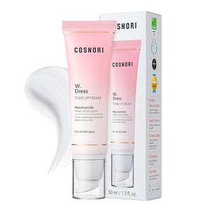 COSNORI W. Dress Tone-up Cream -Quick Skin Tone Balancer  Evens Out Complexion - No Makeup Natural Look - Long-Lasting Hydrating & Sebum Control Fac