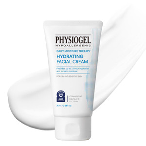 Physiogel Daily Hydrating Facial Moisturizer Lightweight Cream, 72 hrs Hydration for Dry & Sensitive Skin, Korean skin care, Fragrance-Free, Non-Come
