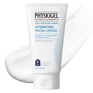 Physiogel Daily Hydrating Facial Moisturizer Lightweight Cream, 72 hrs Hydration for Dry & Sensitive Skin, Korean skin care, Fragrance-Free, Non-Come