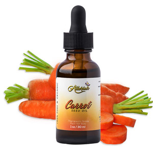 Allurials Carrot Seed Oil  100% Pure & Organic, Unrefined, Cold Pressed, All Natural, aceite de zanahoria - Daucus Carota- Essential Carrot Moisturi