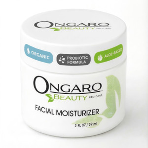 Ongaro Beauty Organic Face Moisturizer - Hydrating Face Cream, Probiotic Moisturizer with Aloe Vera, Vitamin A, C & E - Hyaluronic Acid, Face Lotion