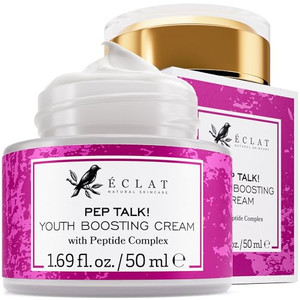 Eclat Skincare Anti Aging Face Cream - Face Moisturizer with Collagen Peptides, Hyaluronic Acid, & Vitamins C+E - Improves Fine Lines and Wrinkles -