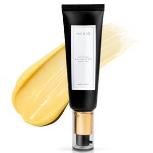 MATKAS Korean Active Capsule 0.05% Retinal Hybrid Face Cream - 1.7 Fl Oz. Night Time Face Moisturizer, Korean Skin Care Anti Aging Moisturizer, Retin