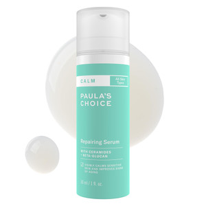Paulas Choice CALM Repairing Serum for Sensitive Skin, Calms + Soothes Redness, Lightweight Hydration with Hyaluronic Acid for All Skin Types, 1 Fl