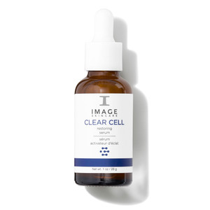 IMAGE Skincare, CLEAR CELL Restoring Serum, Balancing and Mattifying Facial Serum for Oily Prone Skin, 1 oz