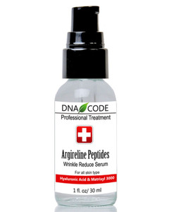 DNA Code®-No Needle Alternative-Pure Argireline Peptides Wrinkle Reduce Serum+ Matrixyl 3000+Hyaluronic Acid