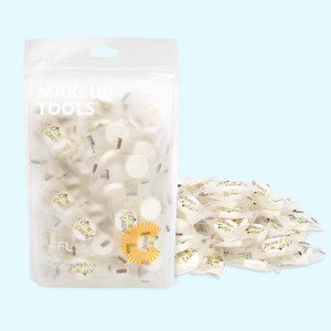 100PCS DIY Facial Mask Sheet Cotton Paper for Face Skin Care, Compressed Cotton Facial Mask Sheet Cosmetic Makeup Tool, Independent Candy Packaging