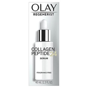 Olay Collagen Peptide Visibly Firming Serum, Fragrance-Free, 1.3 FL OZ (40 mL)