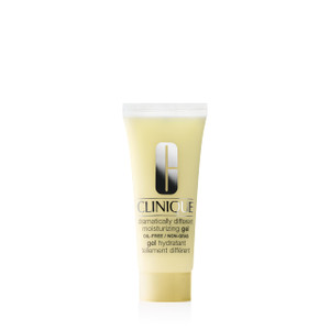Clinique 3-Step Dramatically Different Moisturizing Gel | Oil-Free | Face Moisturizer for Combination Oily to Oily Skin Types, Mini Travel Size, 0.5