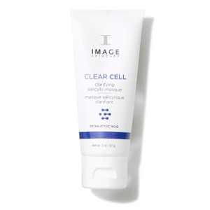 IMAGE Skincare, CLEAR CELL Clarifying Salicylic Masque, Exfoliating Kaolin Clay Facial Mask with Mattifying Effect, Targets Acne Prone Skin, 2oz