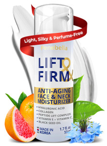 PENEBELLA Face & Neck Cream for Tightening and Firming - Made in Korea - Collagen, Hyaluronic Acid, 3X Peptide Complex, Vitamin C + E - Face Moisturi