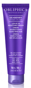 Obliphica Seaberry Leave In Moisture and Styling Cream for Women - Anti-Frizz Control, Normal Hair Products, Damaged Repaired Hair - Hair Mask & Trea
