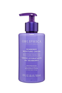 Obliphica Seaberry Leave In Moisture and Styling Cream for Women - Anti-Frizz Control, Normal Hair Products, Damaged Repaired Hair - Hair Mask & Trea