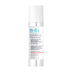 m-61 Hydraboost Moisturizer | Multi-Purpose, 2-in-1 Moisturizer + Primer With Hyaluronic Acid, Peptides And Vitamin E. Silicone Free. Hydrating and F