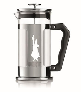 Bialetti 6860 Preziosa Stainless Steel 3-Cup French Press Coffee Maker, Silver (06860)