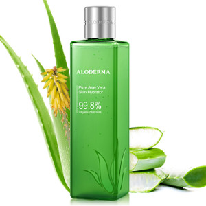 Aloderma Fresh Aloe Vera Face Hydrator Made with 99.8% Organic Aloe Vera Within 12 Hours of Harvest - No Thickeners Great for Acne Prone & Sensitive